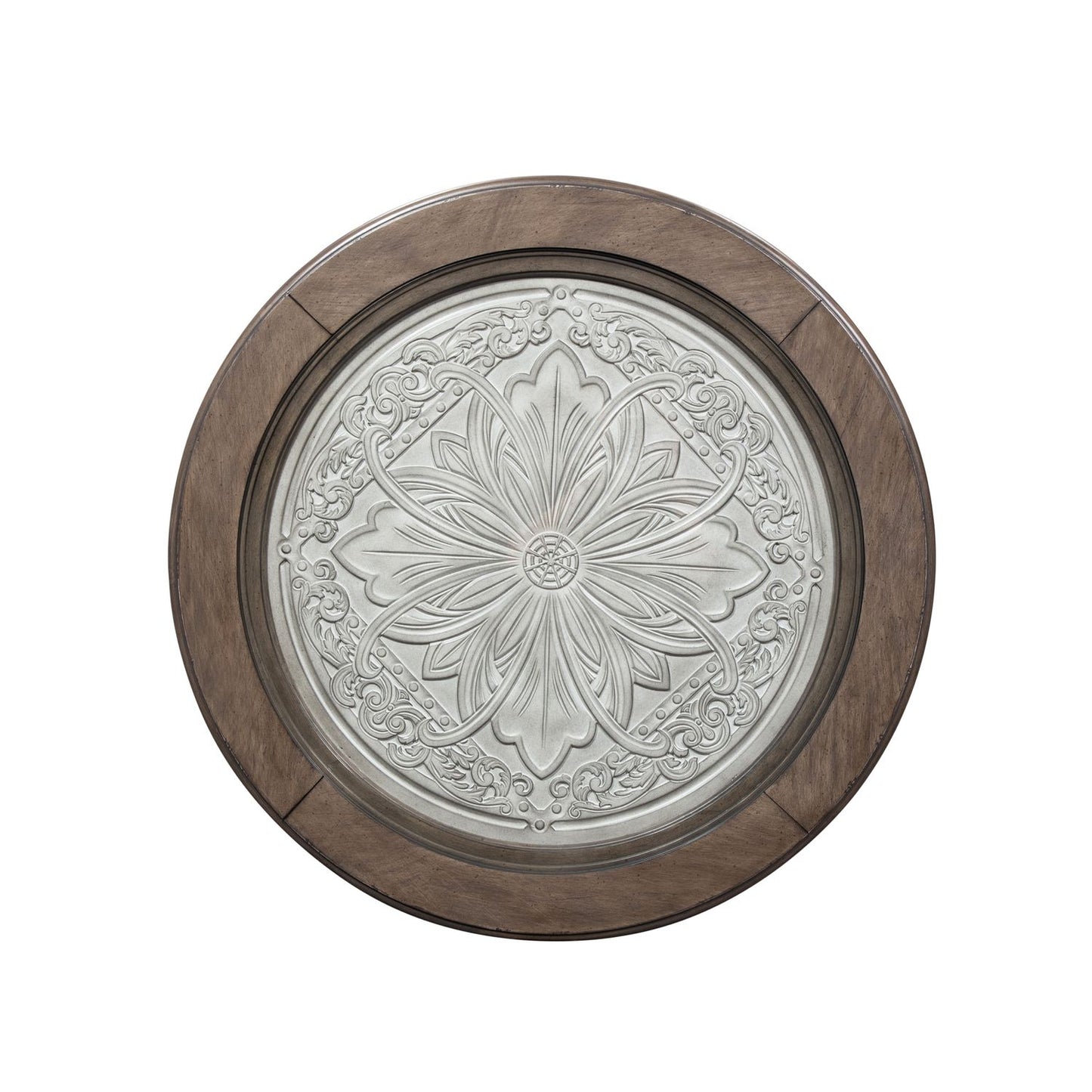 Round Ceiling Tile Cocktail Table
