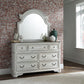 King Uph Sleigh Bed, Dresser & Mirror, Chest, Night Stand