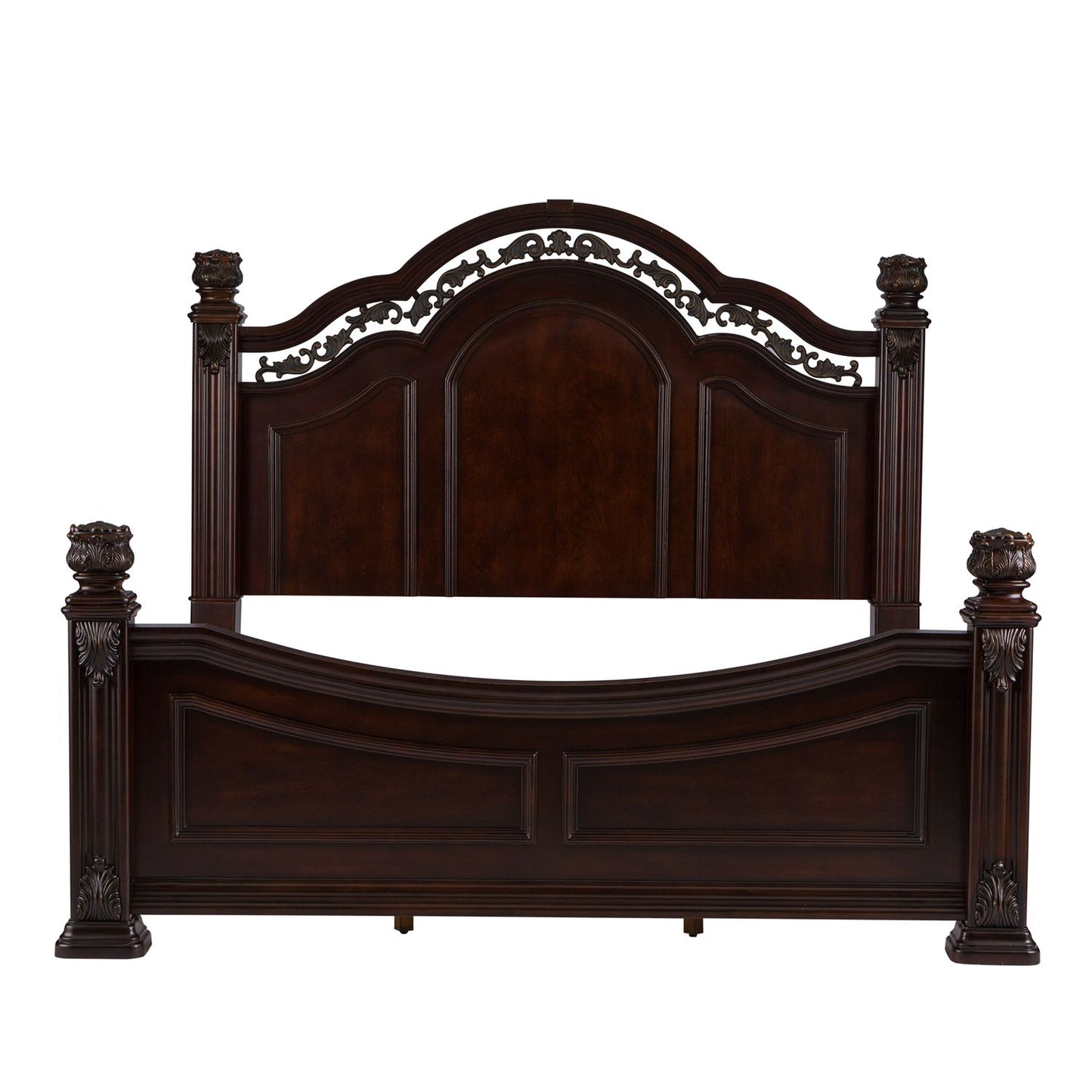 King Poster Bed, Dresser & Mirror, Chest, Night Stand