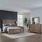 Queen Panel Bed, Dresser & Mirror