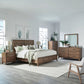King Panel Bed, Dresser & Mirror, Chest, Night Stand