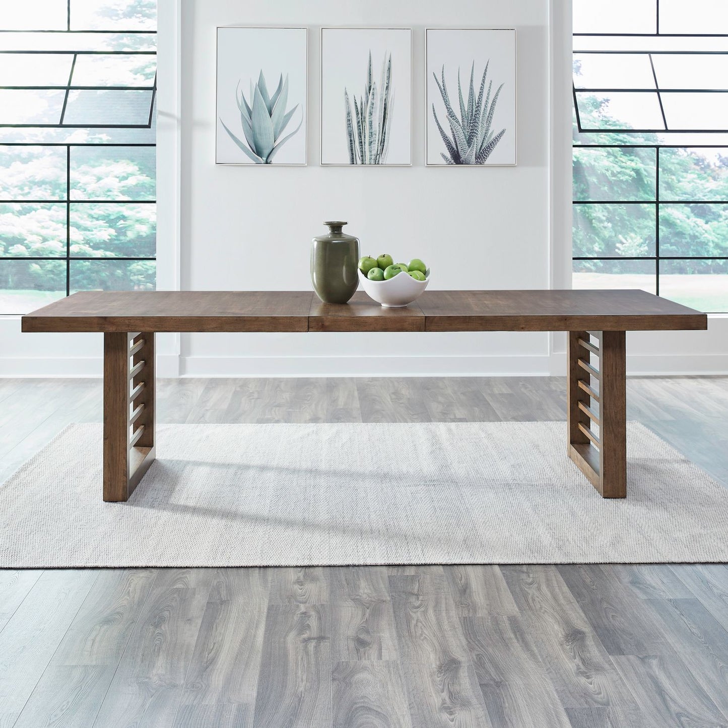 Double Pedestal Table Set