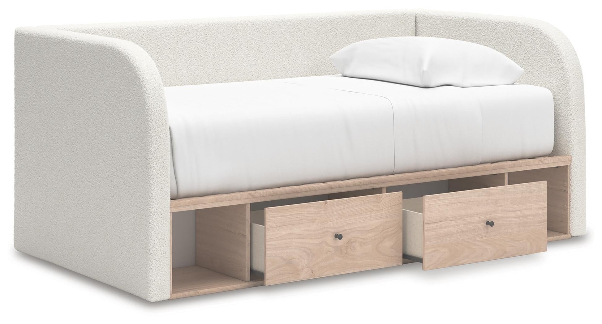 Arloster Twin Upholstered Day Bed with Storage – Akins Furniture