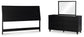 Danziar King Panel Headboard, Dresser and Mirror