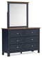 Landocken Twin Panel Headboard, Dresser, Mirror and Nightstand