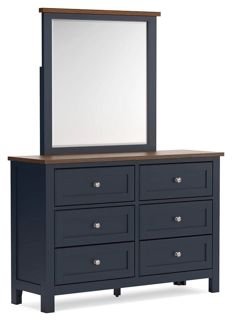 Landocken Full Panel Bed, Dresser, Mirror and Nightstand
