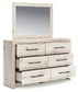Lawroy King Panel Bed, Dresser, Mirror and Nightstand