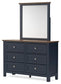 Landocken Queen Panel Headboard, Dresser and Mirror