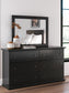 Maribel King Panel Bed, Dresser and Mirror