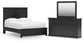 Maribel Full Panel Bed, Dresser and Mirror