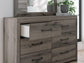 Urbanoore King Panel Bed, Dresser, Mirror and Nightstand