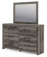Urbanoore King Panel Bed, Dresser and Mirror