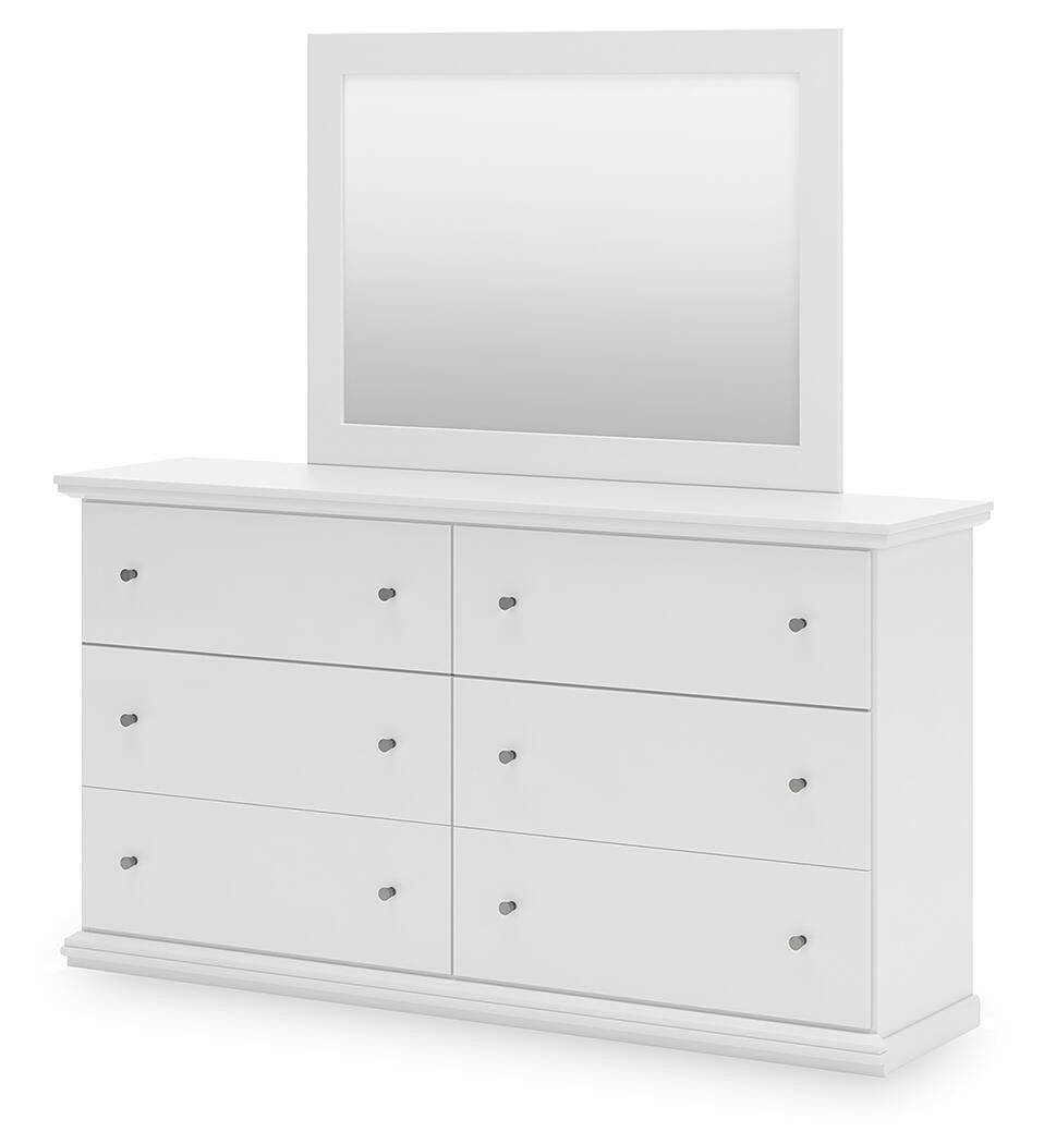 Bostwick Shoals Twin Panel Bed, Dresser and Mirror
