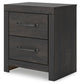 Delmorta Twin Panel Bed with Storage, Dresser, Mirror and Nightstand