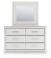 Birmonton Queen Upholstered Panel Bed, Dresser, Mirror, Chest and Nightstand