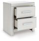 Birmonton Queen Upholstered Panel Platform Storage Bed, Dresser, Mirror and Nightstand
