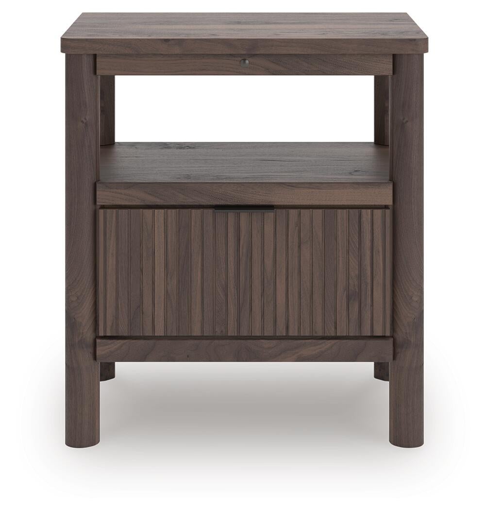Cadmori King Panel Bed, Dresser, Mirror and Nightstand