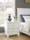 Fortman Twin Panel Storage Bed, Dresser, Mirror and Nightstand