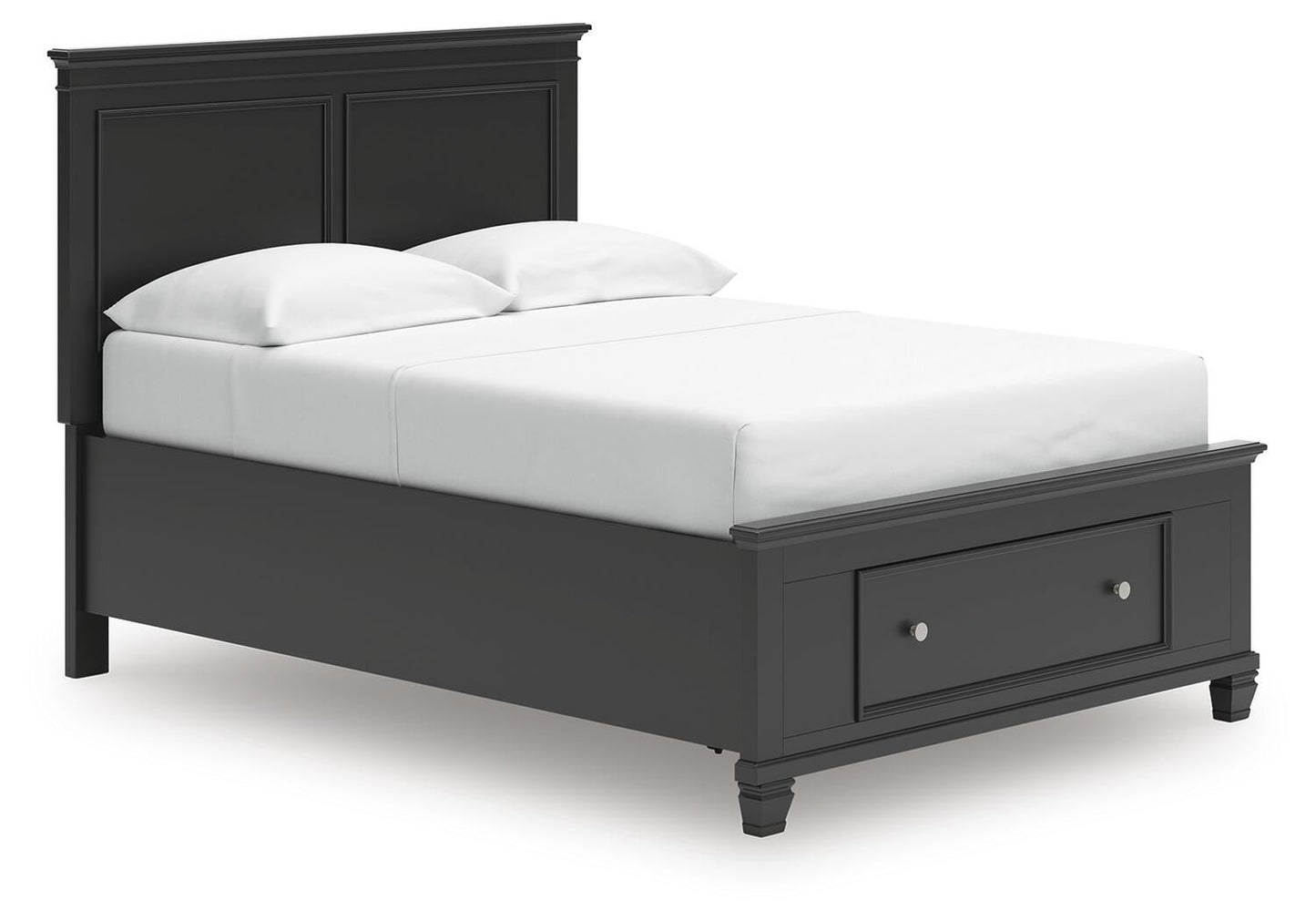 Lanolee Full Panel Storage Bed, Dresser, Mirror and Nightstand