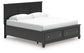 Lanolee King Panel Storage Bed, Dresser and Mirror