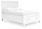Fortman Full Panel Storage Bed, Dresser and Mirror