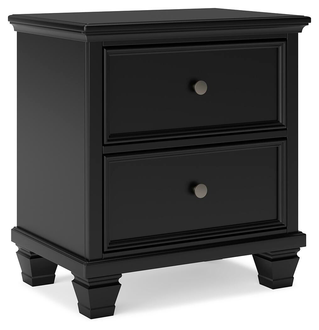 Lanolee King Panel Storage Bed, Dresser, Mirror and Nightstand