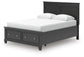 Lanolee Queen Panel Storage Bed, Dresser and Mirror