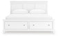 Fortman California King Panel Storage Bed, Dresser and Mirror