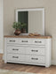 Savonport King Panel Bed. Dresser, Mirror and Nightstand