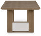Serene Bay RECT Dining Table w/UMB OPT