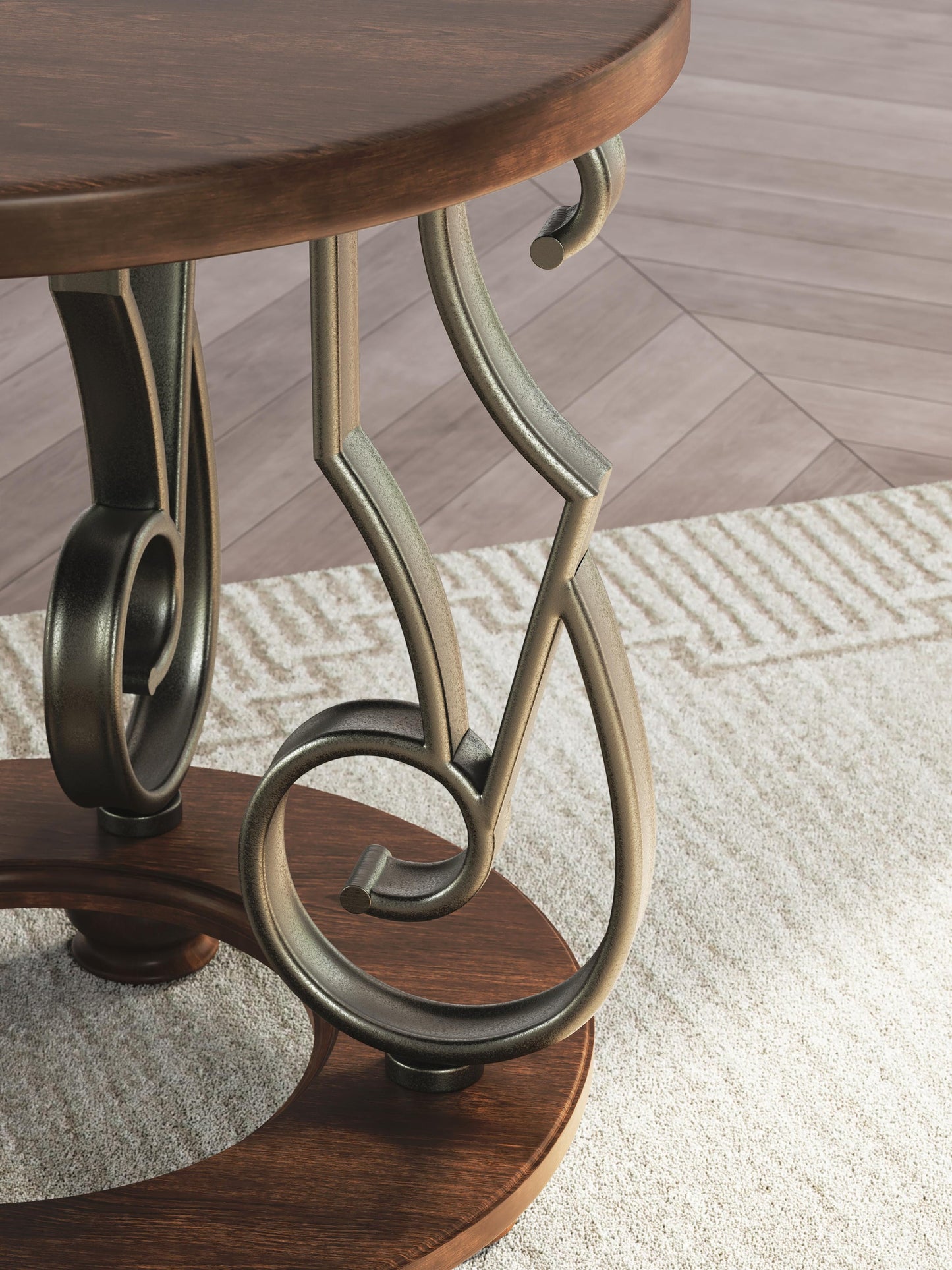 Frallyn Round End Table