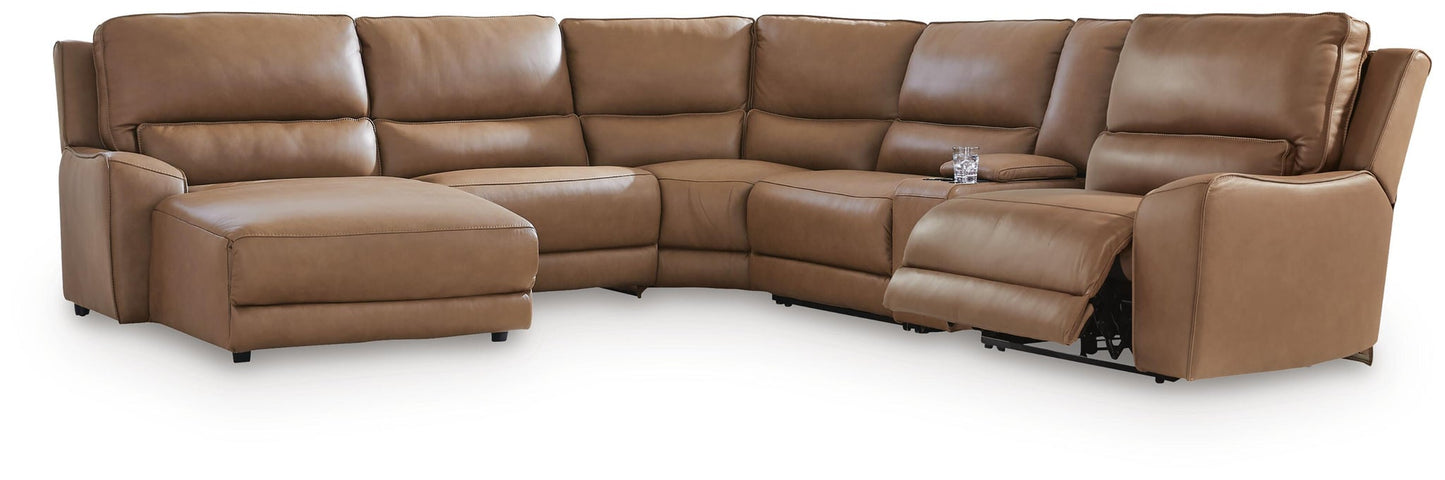 DeepWakes 6-Piece Power Reclining Sectional with Chaise