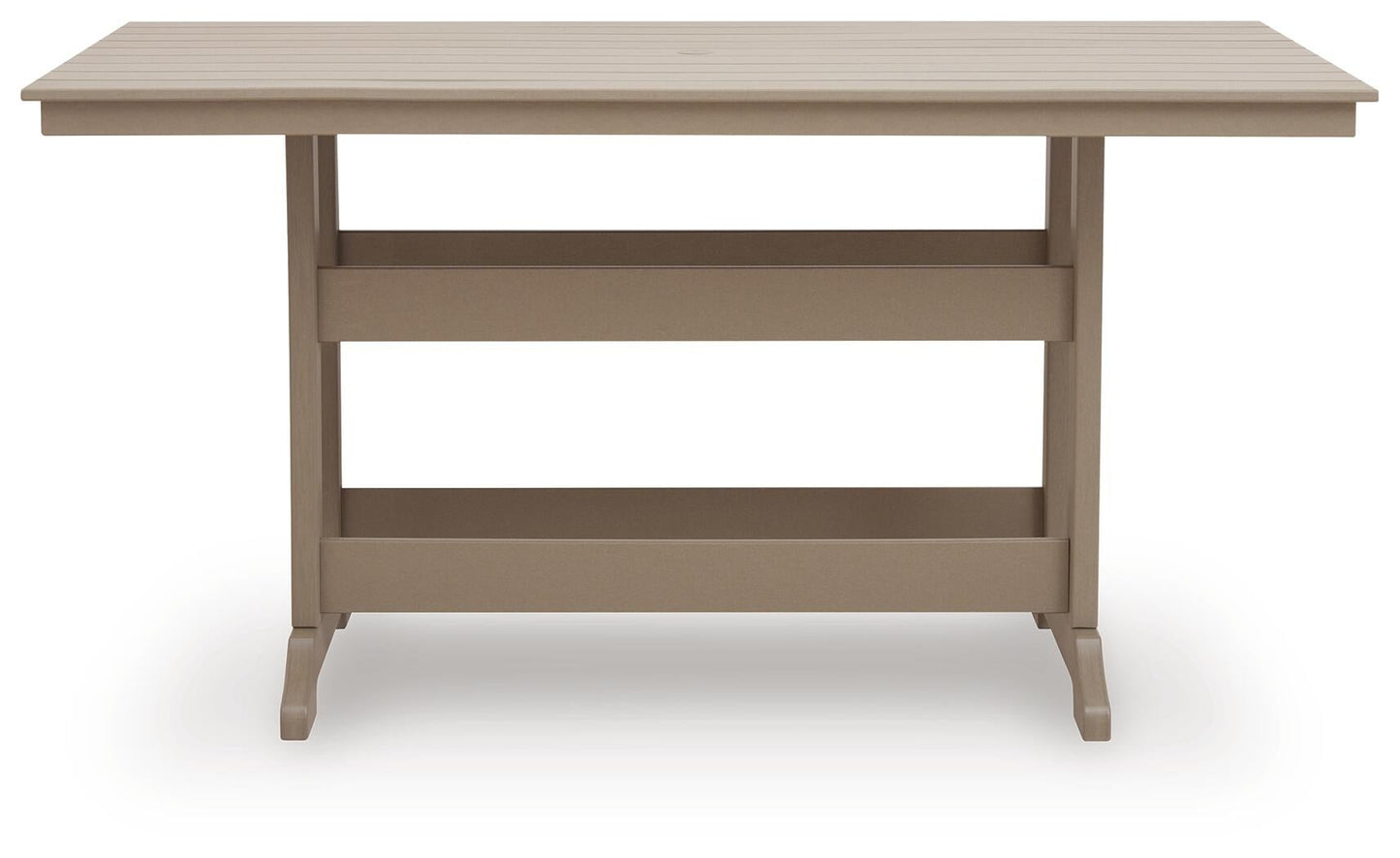 Seacliff Beach RECT COUNTER TABLE W/UMB OPT