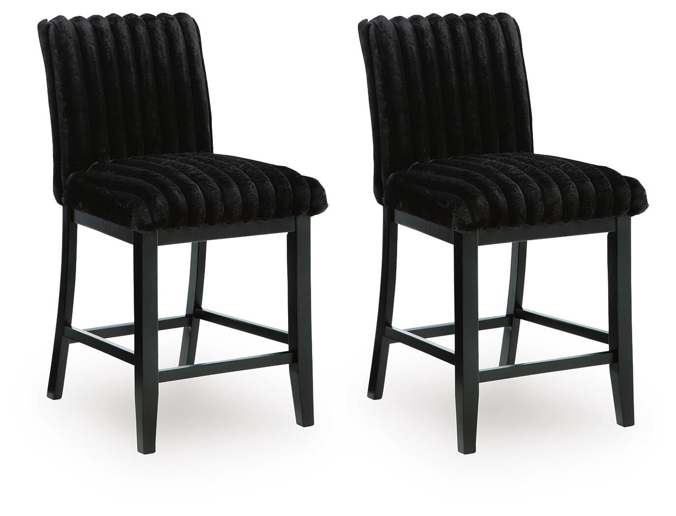 Mervannie Upholstered Barstool (2/CN)